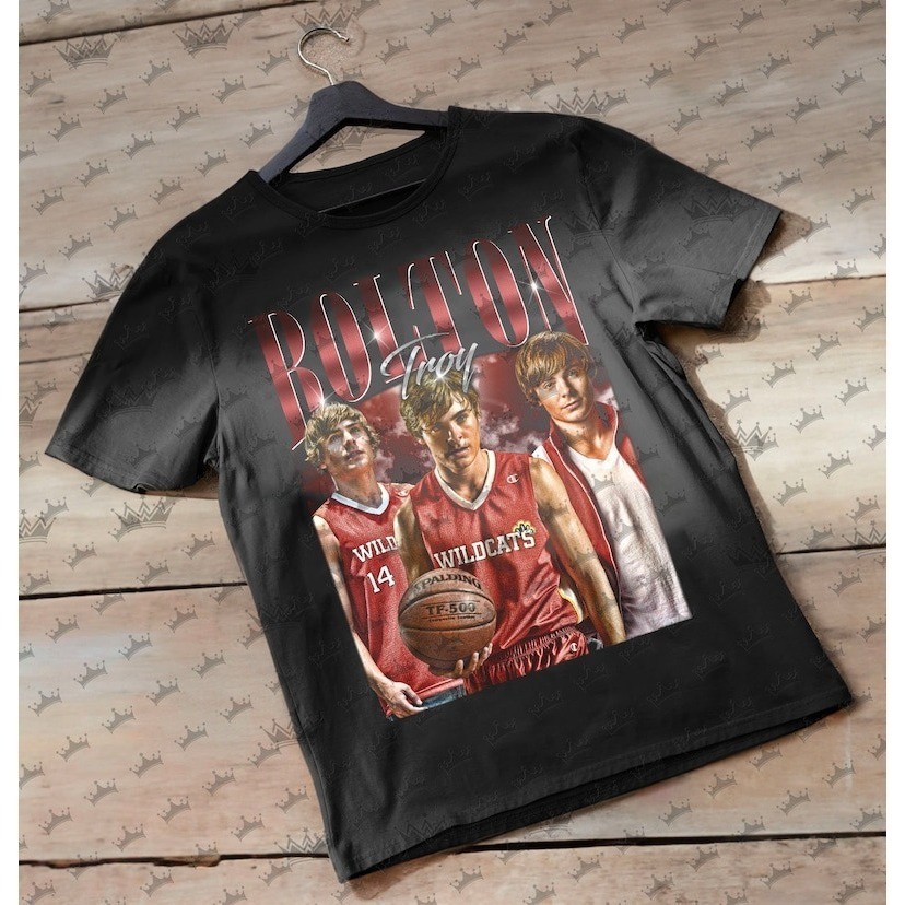 Troy Bolton T-Shirt, Unisex T-Shirt Gift For Fan
